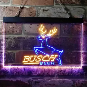 Busch Leaping Deer Neon-Like LED Sign