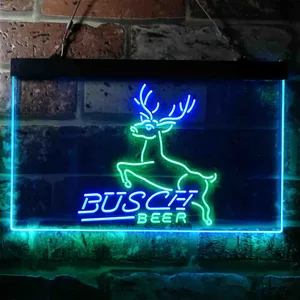 Busch Leaping Deer Neon-Like LED Sign