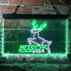 Busch Leaping Deer Neon-Like LED Sign