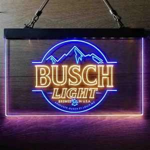 Busch Light Brewed in USA Neon-Like LED Sign