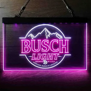 Busch Light Brewed in USA Neon-Like LED Sign