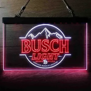 Busch Light Brewed in USA Neon-Like LED Sign