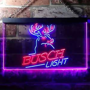 Busch Light Deer Neon-Like LED Sign
