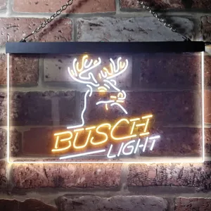 Busch Light Deer Neon-Like LED Sign