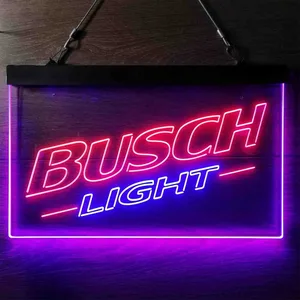 Busch Light Logo Plain Neon-Like LED Sign