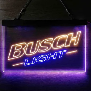 Busch Light Logo Plain Neon-Like LED Sign