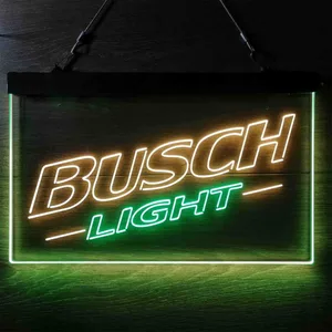 Busch Light Logo Plain Neon-Like LED Sign