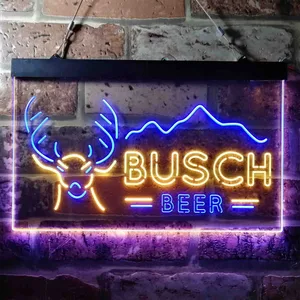 Busch Mountain Deer Neon-Like LED Sign