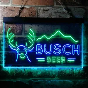 Busch Mountain Deer Neon-Like LED Sign