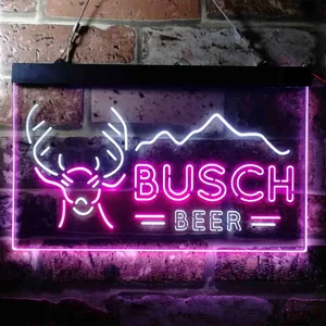 Busch Mountain Deer Neon-Like LED Sign