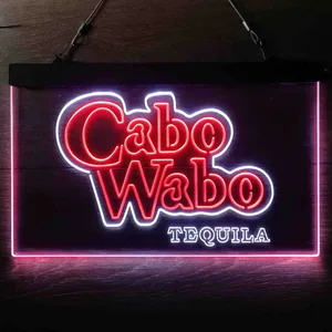 Cabo Wabo Tequila Neon-Like LED Sign