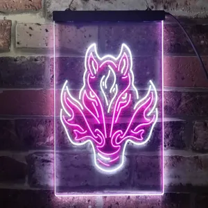 Calgary Flames Alternate Logo Neon-Like LED Sign