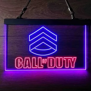 Call of Duty Logo Neon-Like LED Sign