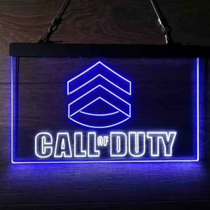 Call of Duty Logo Neon-Like LED Sign