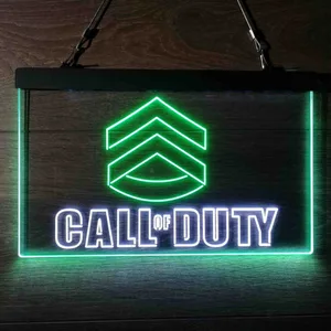 Call of Duty Logo Neon-Like LED Sign