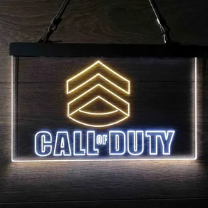 Call of Duty Logo Neon-Like LED Sign