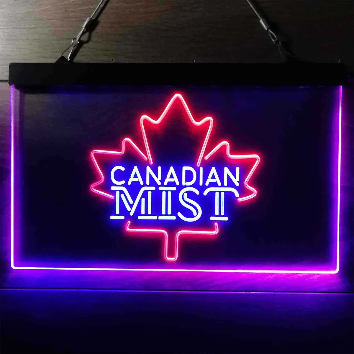 Canadian Mist Maple Leaf Neon-Like LED Sign