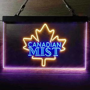Canadian Mist Maple Leaf Neon-Like LED Sign