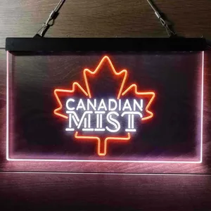 Canadian Mist Maple Leaf Neon-Like LED Sign
