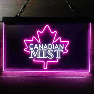 Canadian Mist Maple Leaf Neon-Like LED Sign