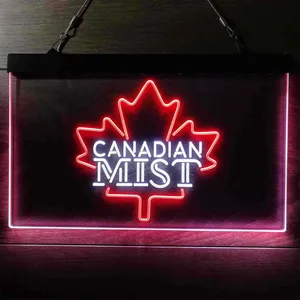 Canadian Mist Maple Leaf Neon-Like LED Sign