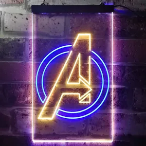 Captain America Avengers Neon-Like LED Sign