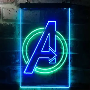 Captain America Avengers Neon-Like LED Sign