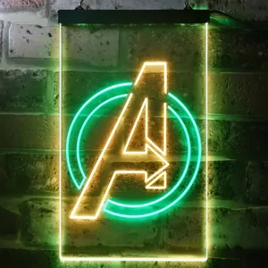 Captain America Avengers Neon-Like LED Sign