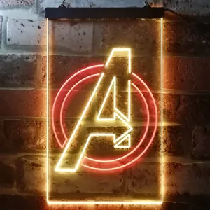 Captain America Avengers Neon-Like LED Sign