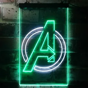 Captain America Avengers Neon-Like LED Sign