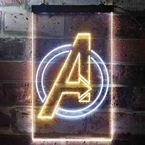 Captain America Avengers Neon-Like LED Sign