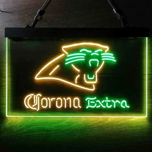 Carolina Panthers Corona Extra Neon-Like LED Sign