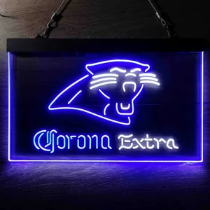 Carolina Panthers Corona Extra Neon-Like LED Sign