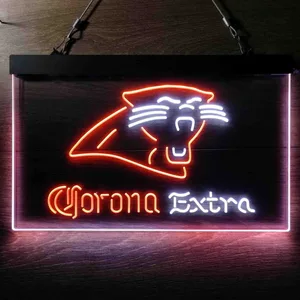 Carolina Panthers Corona Extra Neon-Like LED Sign