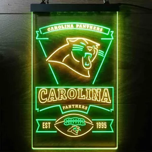 Carolina Panthers EST 1995 Neon-Like LED Sign