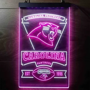 Carolina Panthers EST 1995 Neon-Like LED Sign