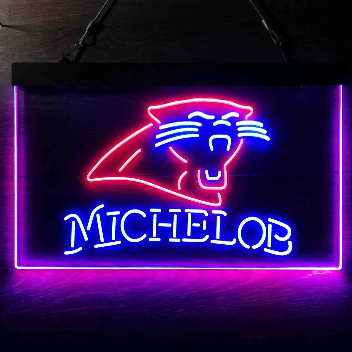 Carolina Panthers Michelob Neon-Like LED Sign
