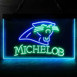 Carolina Panthers Michelob Neon-Like LED Sign