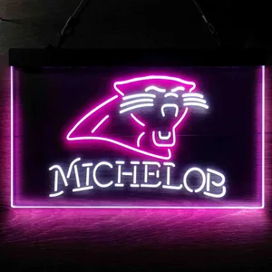 Carolina Panthers Michelob Neon-Like LED Sign
