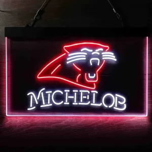 Carolina Panthers Michelob Neon-Like LED Sign