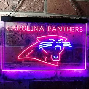 Carolina Panthers Neon-Like LED Sign