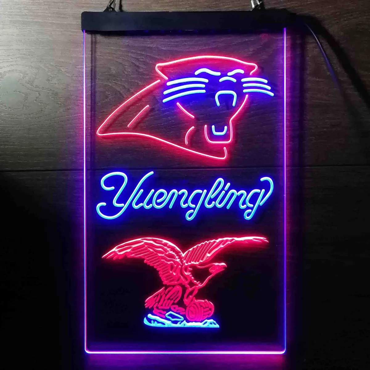 Carolina Panthers Yuengling Neon-Like LED Sign
