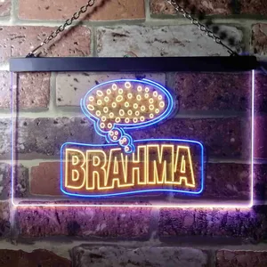 Cerveza Brahma Think Beer Neon-Like LED Sign