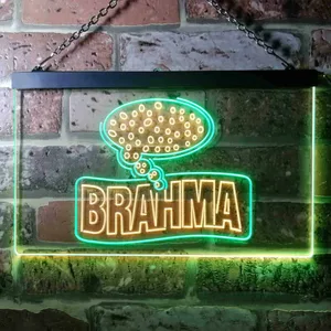 Cerveza Brahma Think Beer Neon-Like LED Sign