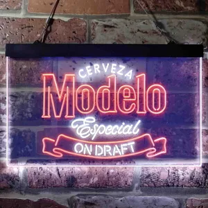 Cerveza Modelo Especial On Draft Neon-Like LED Sign