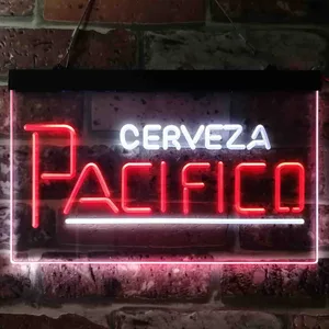 Cerveza Pacifico Banner Neon-Like LED Sign