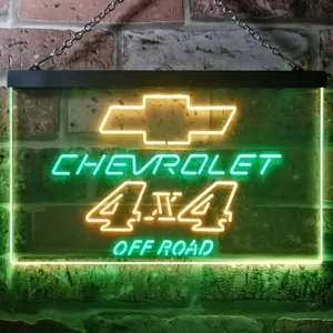 Chevrolet 4x4 Off Road Neon-Like LED Sign