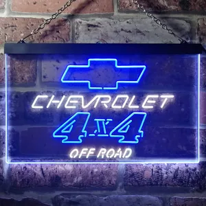 Chevrolet 4x4 Off Road Neon-Like LED Sign