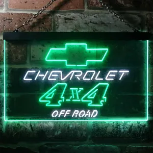 Chevrolet 4x4 Off Road Neon-Like LED Sign