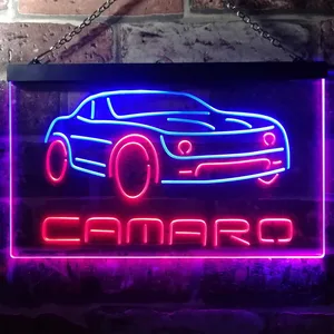 Chevrolet Camaro Car Neon-Like LED Sign